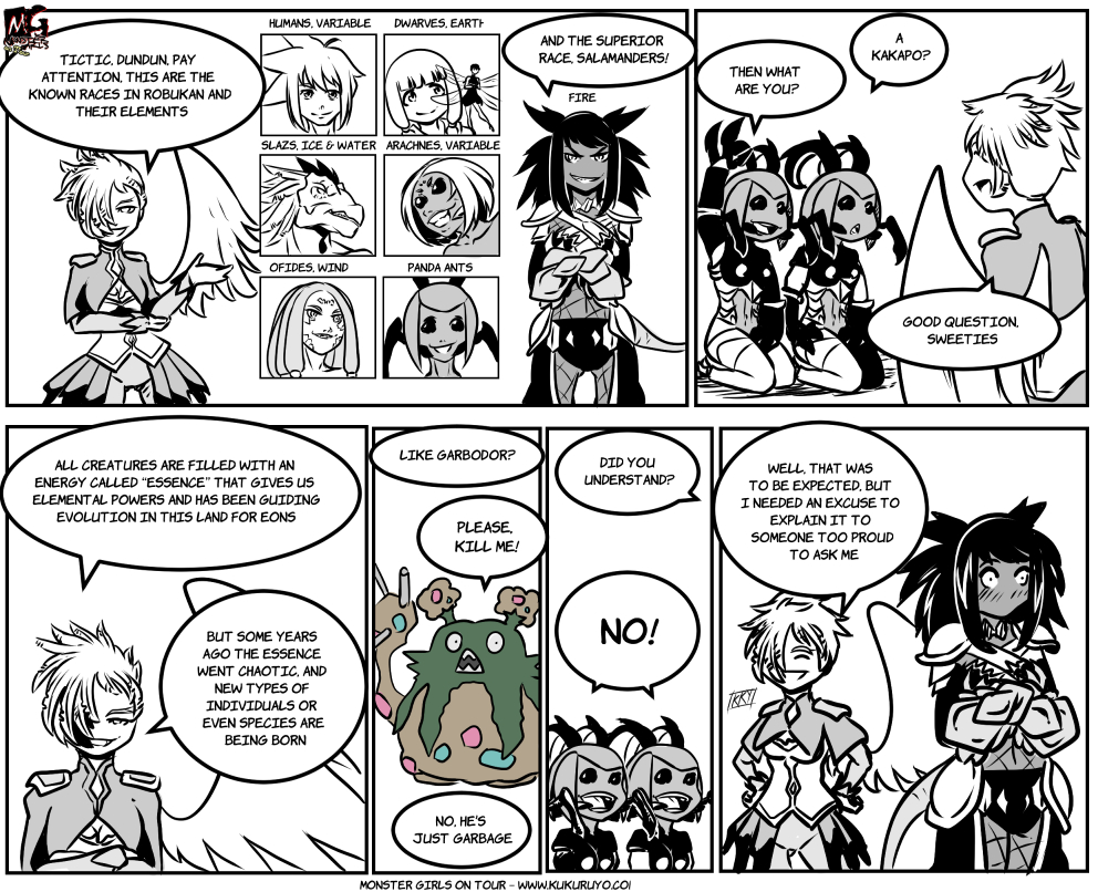 Monster girls on tour - Episode 34, Page 1: Page 034